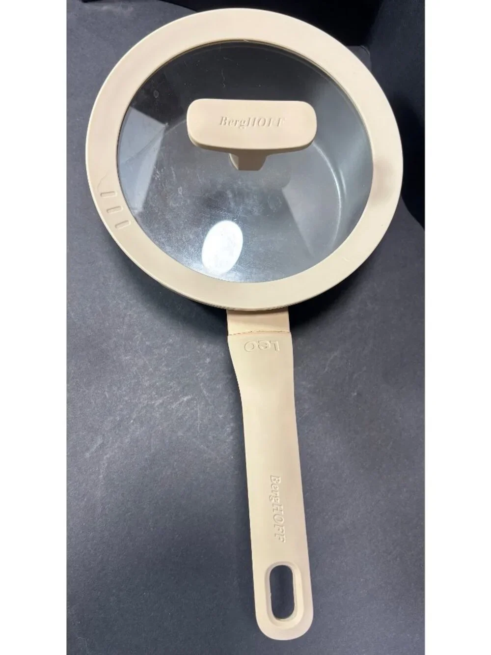 BergHOFF Leo Nonstick 1 1/2 qt Saucepan With Lid Beige Aluminum Cookware